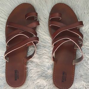 Crisscross sandals